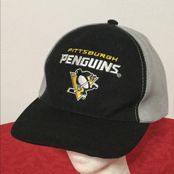 PITTSBURGH Penguins NHL Hat OSFA Baseball Cap NEW - Picture 3 of 7